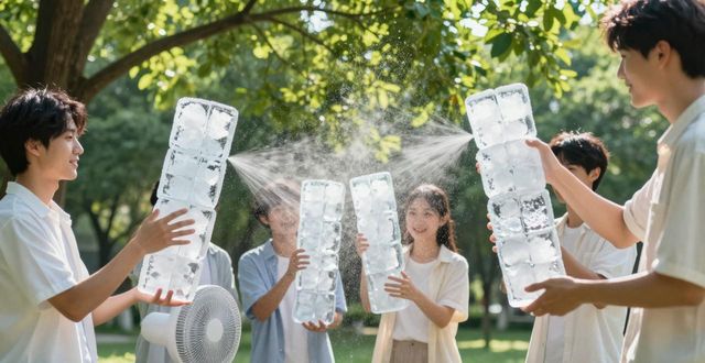 大冰块降温方法_江汉区夏季防暑降温大冰块_大冰块户外活动使用时长